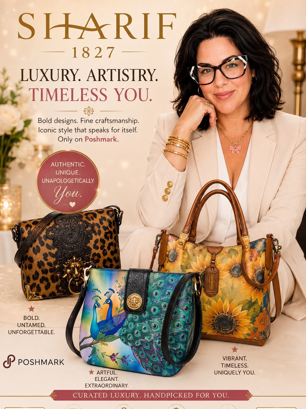 Sharif Sunflower Leather Tote - Yellow Brown